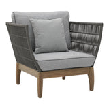 Wings Lounge Chair Set of Two - Mixed Grey Outdoor Lounge Chairs Outdoor Lounge Chairs LOOMLAN By Seasonal Living