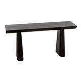 Winston Black Steel Rectangle Console Table Console Tables LOOMLAN By Noir