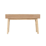 Wood Top Wood Base Color Slim Console Sofa Table with Shelves Console Tables LOOMLAN By LH Imports