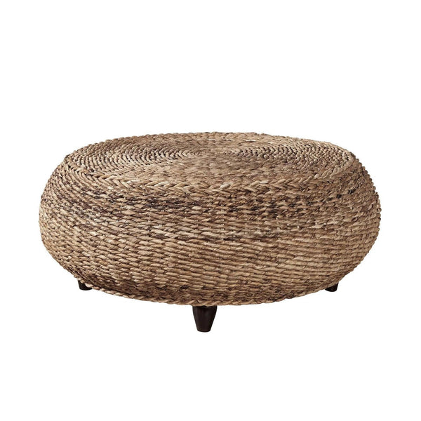 Woven Coffee Table Kubu Mandalay Ottoman Coffee Tables LOOMLAN By Furniture Classics