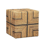 Woven Fox Cube Ottomans LOOMLAN By Furniture Classics