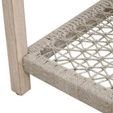 Wrap Outdoor Side Table With Storage Shelf Outdoor Side Tables LOOMLAN By Essentials For Living