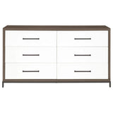 Wrenn 6-Drawer Double Dresser Dressers LOOMLAN By Essentials For Living