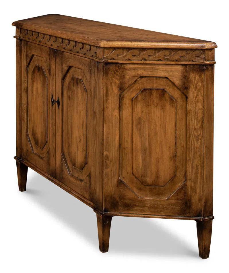 Wrenn Credenza Brown Cabinet for Living Room Sideboards LOOMLAN By Sarreid