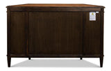 Wrenn Credenza Brown Cabinet for Living Room Sideboards LOOMLAN By Sarreid