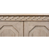 Wrenn Credenza Stone Grey Cabinet for Living Room Sideboards LOOMLAN By Sarreid