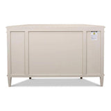 Wrenn Credenza Stone Grey Cabinet for Living Room Sideboards LOOMLAN By Sarreid