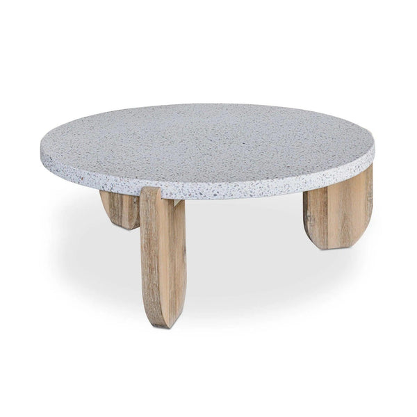 Wunder Terrazzo Round Coffee Table Coffee Tables LOOMLAN By Moe's Home