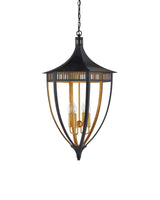 Wycombe Iron Black Lantern Lanterns LOOMLAN By Currey & Co