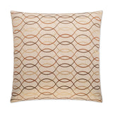 Wynn Copper Throw Pillow With Insert Throw Pillows LOOMLAN By D.V. Kap