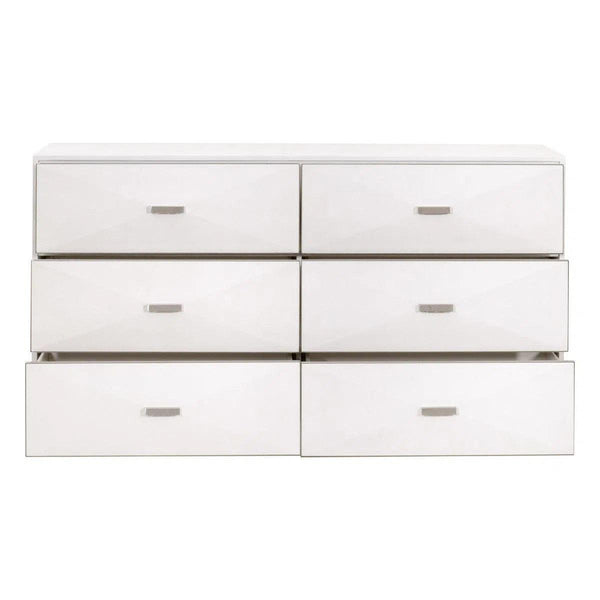 Wynn Shagreen 6-Drawer Double Dresser Dressers LOOMLAN By Essentials For Living