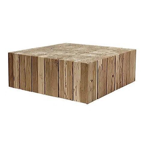 Xander Coffee Table Square Natural Outdoor Coffee Tables LOOMLAN By Artesia