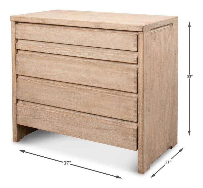 Xander Five Drawer Commode Dressers LOOMLAN By Sarreid