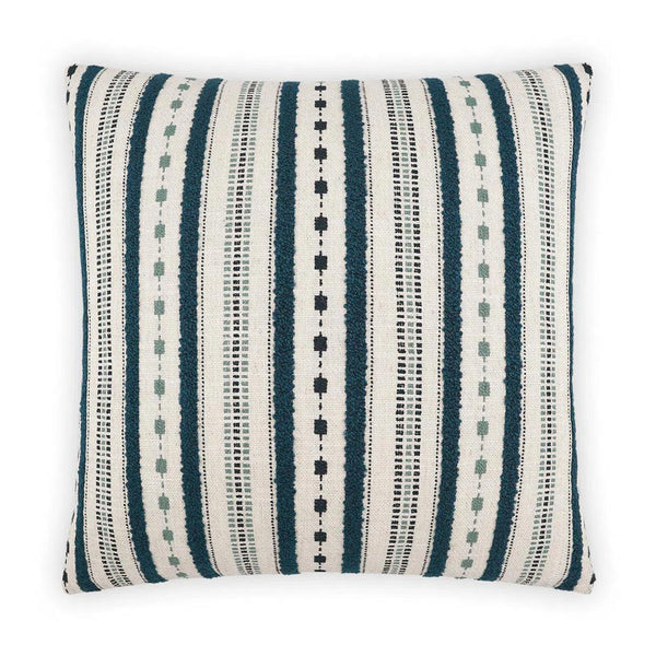 Xuma Blue Throw Pillow With Insert Throw Pillows LOOMLAN By D.V. Kap