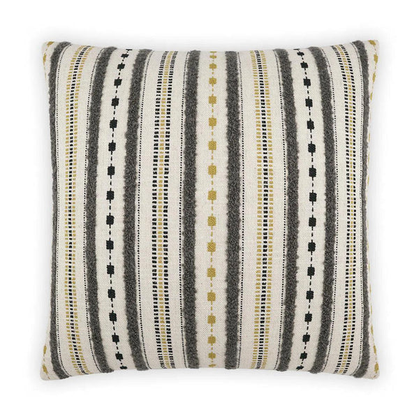 Xuma Grey Throw Pillow With Insert Throw Pillows LOOMLAN By D.V. Kap