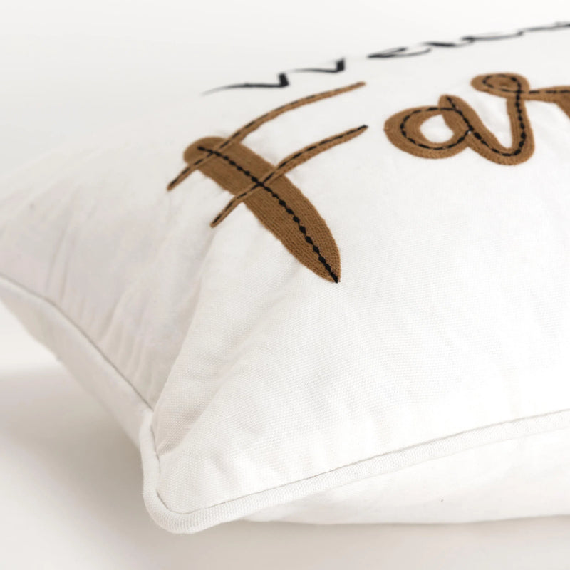 Yara Farmhouse Lumbar Pillow Cover With Insert Throw Pillows LOOMLAN By LOOMLAN