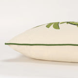 Yara Green Peas Farmhouse Lumbar Pillow Cover With Insert Throw Pillows LOOMLAN By LOOMLAN