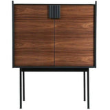 Yasmin Retro Bar Cabinet on Stand Home Bar Cabinets LOOMLAN By Moe's Home