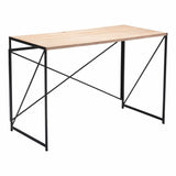 Yazmine Desk Natural & Black Home Office Desks LOOMLAN By Zuo Modern