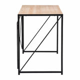 Yazmine Desk Natural & Black Home Office Desks LOOMLAN By Zuo Modern