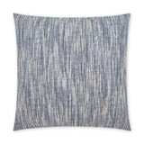 Yonah Textured Beach Slate Blue Large Throw Pillow With Insert Throw Pillows LOOMLAN By D.V. Kap