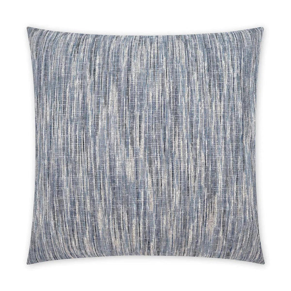 Yonah Textured Beach Slate Blue Large Throw Pillow With Insert Throw Pillows LOOMLAN By D.V. Kap