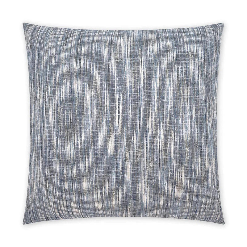 Yonah Textured Beach Slate Blue Large Throw Pillow With Insert Throw Pillows LOOMLAN By D.V. Kap