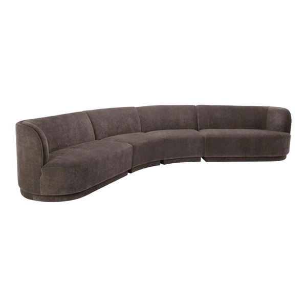 Yoon Eclipse Modular Sectional Chaise Left Modular Sofas LOOMLAN By Moe's Home