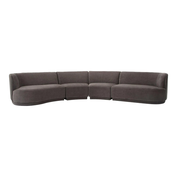 Yoon Eclipse Modular Sectional Chaise Left Modular Sofas LOOMLAN By Moe's Home