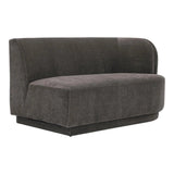 Yoon Polyester Upholstered 2 Seat Sofa Right Sofas & Loveseats LOOMLAN By Moe's Home