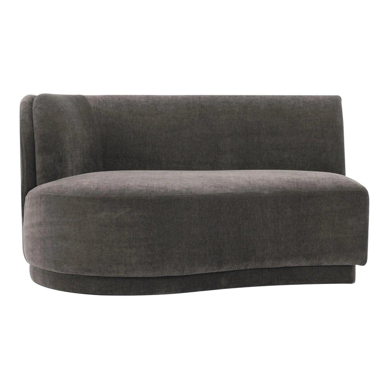 Yoon Polyester Upholstered Chaise Left Modular Sofas LOOMLAN By Moe's Home