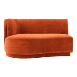 Yoon Polyester Upholstered Chaise Left Modular Sofas LOOMLAN By Moe's Home