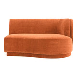 Yoon Polyester Upholstered Chaise Right Modular Sofas LOOMLAN By Moe's Home