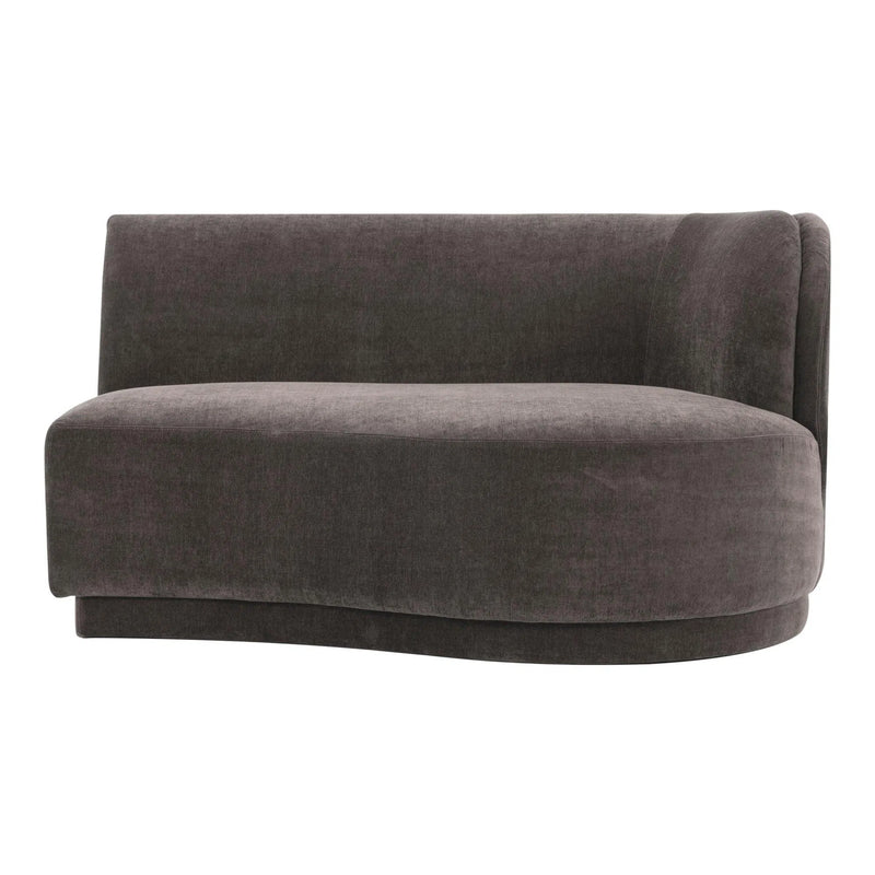 Yoon Polyester Upholstered Chaise Right Modular Sofas LOOMLAN By Moe's Home