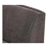 Yoon Polyester Upholstered Grey Slipper Chair Modular Sofas LOOMLAN By Moe's Home