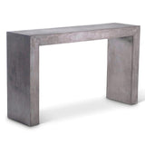 You Fiber Reinforced Concrete Rectangular Console Table Outdoor Console Tables LOOMLAN By Urbia