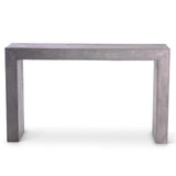 You Fiber Reinforced Concrete Rectangular Console Table Outdoor Console Tables LOOMLAN By Urbia