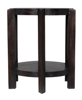 Yuhuda Small Side Table, Sombre Finish Side Tables LOOMLAN By Noir