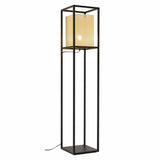 Yves Floor Lamp Gold & Black Floor Lamps LOOMLAN By Zuo Modern