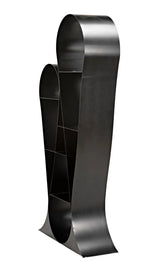 Zaha Bookcase, Black Metal Bookcases LOOMLAN By Noir