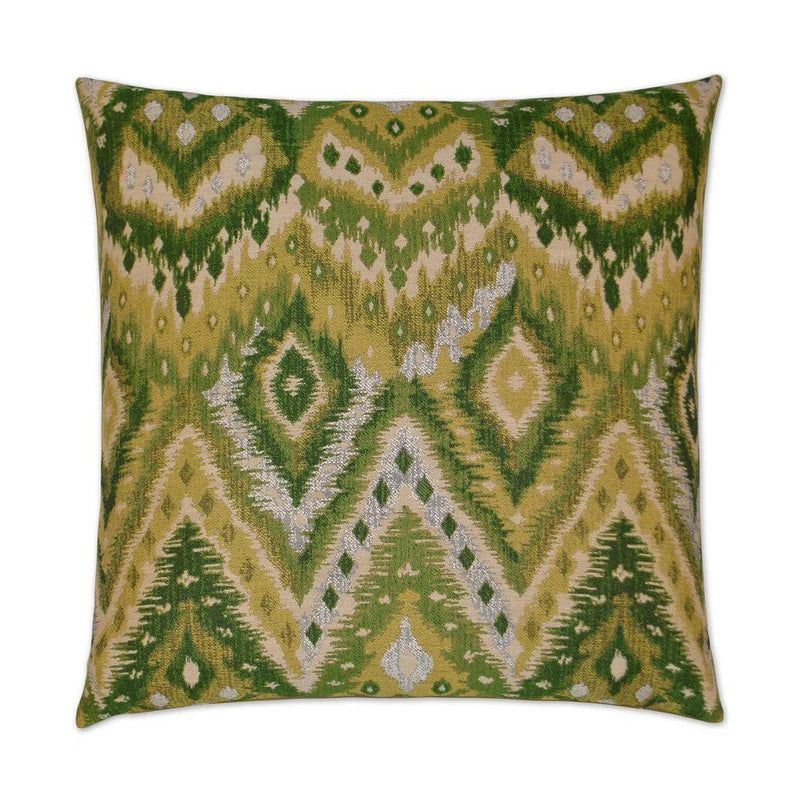 Zahara Grass Green Throw Pillow With Insert Throw Pillows LOOMLAN By D.V. Kap