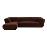 Zandro Polyester Upholstered Sectional Left Modular Sofas LOOMLAN By Moe's Home