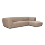 Zandro Polyester Upholstered Sectional Left Modular Sofas LOOMLAN By Moe's Home