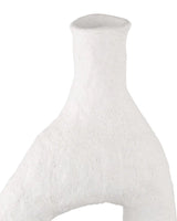 Zante Ceramic White Vase Set of 3 Vases & Jars LOOMLAN By Currey & Co