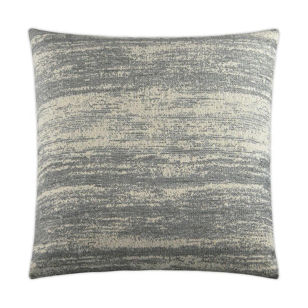 Zaraella Charcoal Grey Throw Pillow With Insert Throw Pillows LOOMLAN By D.V. Kap