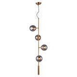 Zatara Ceiling Lamp Brass Pendants LOOMLAN By Zuo Modern