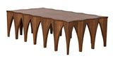 Zelenko Coffee Table, Dark Walnut Coffee Tables LOOMLAN By Noir