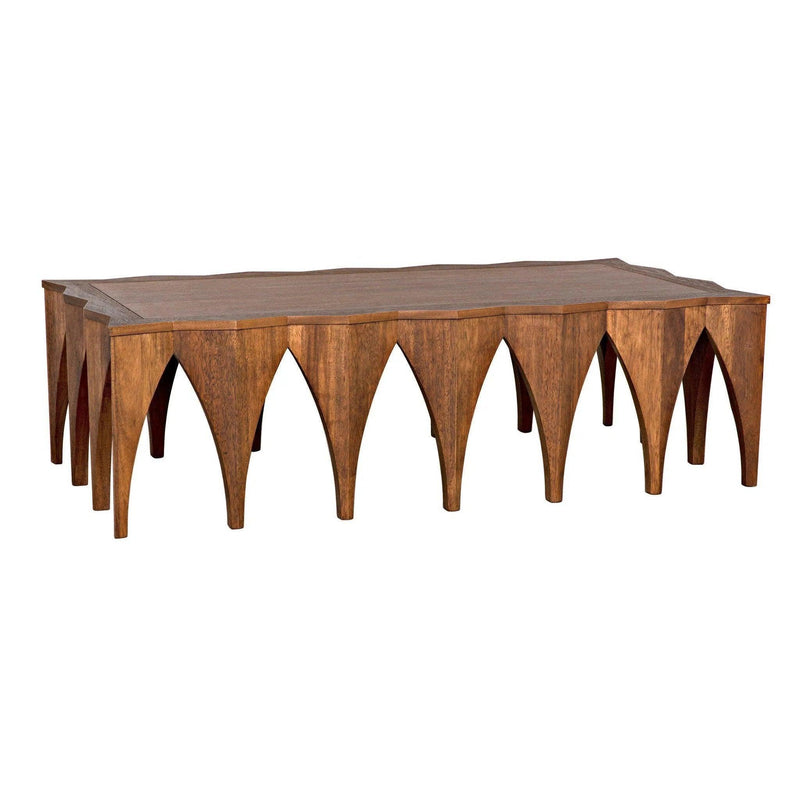 Zelenko Coffee Table, Dark Walnut Coffee Tables LOOMLAN By Noir