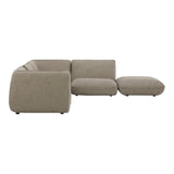 Zeppelin Dream Polyester Upholstered Modular Sectional Modular Sofas LOOMLAN By Moe's Home