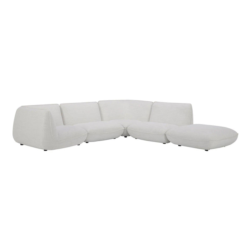 Zeppelin Dream Polyester Upholstered Modular Sectional Modular Sofas LOOMLAN By Moe's Home